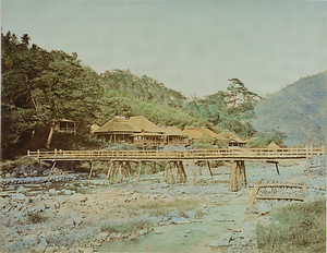 三枚橋と七軒屋（Sanmai-bashi(bridge) Yumoto. f. 224）