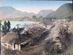 箱根宿内の石畳（E35 HAKONE STREET.）