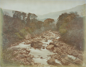 宮城野付近の早川渓流（MIYAGINO RIVER, NEAR KIGA）