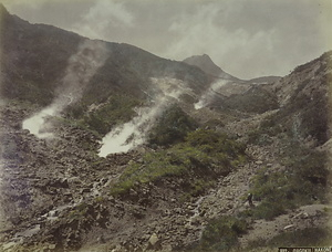明治時代の大涌谷（992, OJIGOKU, HAKONE.）
