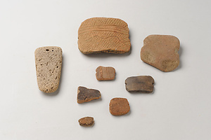 軽石製浮子・土器片錘・石錘