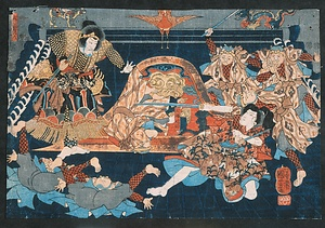 里見八犬伝　芳流閣の場