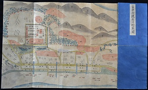 富津御陣屋并町家図