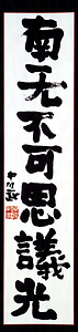 南無不可思議光