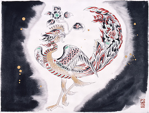 「きのね」花喰い鳥