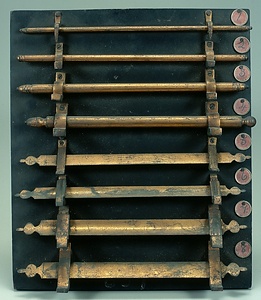 階段用絨緞押え棒の見本