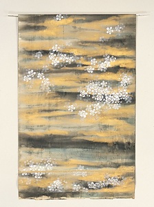 博多廣帯（描友禅小櫻模様）