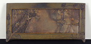 半肉額面(樹木ニ婦人之図)