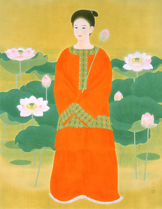 万葉日本画２４　清隅の