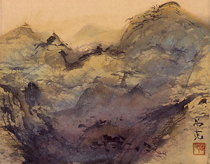 峻峰秋霽図