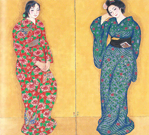 女人図屏風