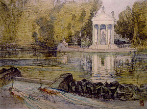 ヴィラ・デステの池