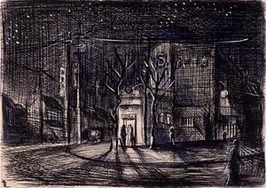 永井荷風著『濹東綺譚』挿絵4