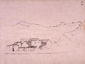 「印度旅行スケッチ帳」より　西湖