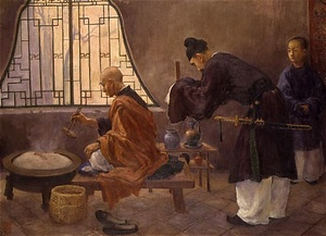 煨芋不答宣使(●瓚和尚)