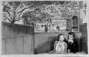 「画集銀座　第一輯」より　酒場バッカス