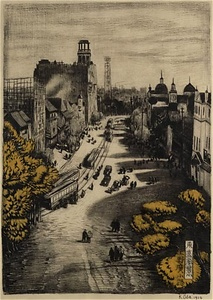 「東京風景」より　上野廣小路