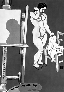 画家とモデル