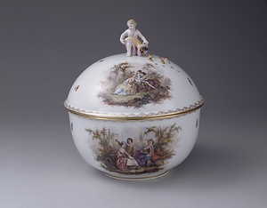 色絵人物文パンチボール