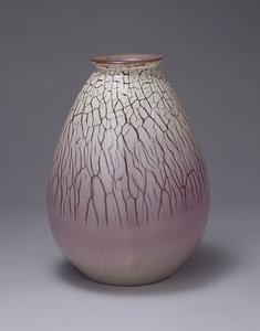 氷裂文花瓶