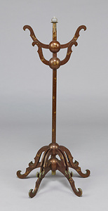 松喰鶴蒔絵螺鈿鏡台