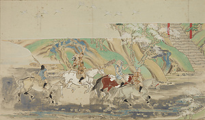 石山寺縁起絵巻（模本）