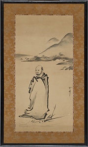 雪舟／芦葉達磨図