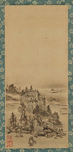 等春／山水図
