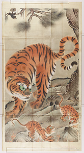 毛松／虎子母図