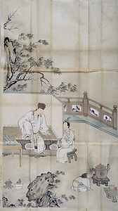 趙子昂／陸羽煮茶図