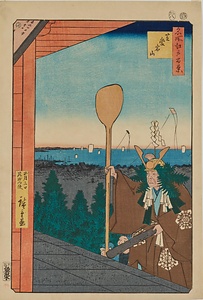 名所江戸百景・芝愛宕山