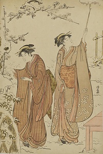 雪中梅花二美人