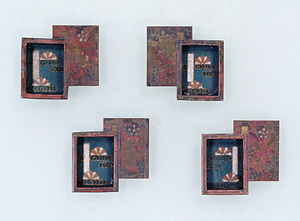 菊水に短冊文冊子形七宝引手