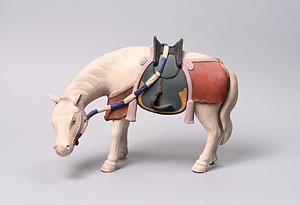 飾馬形香炉  ｢貞享四夘年三月造之｣刻銘