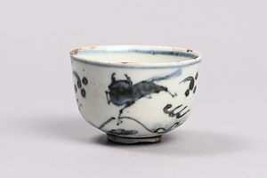 染付飛馬文碗