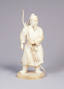 牙彫藤原鎌足像