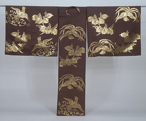 狩衣 紫地桐鳳凰模様