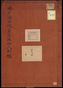 瀬戸染付焼窯屋組合人別帳