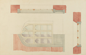 上野博物館 正側面1階窓詳細