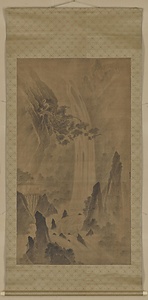 観瀑図軸