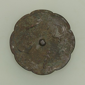 双鳥走獣八花鏡