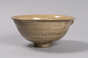 粉青印花連珠文鉢