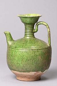 緑釉水注