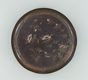 花鳥密陀絵盆