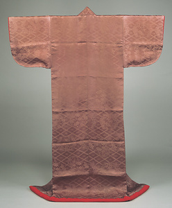 淡紫緞子地掻取