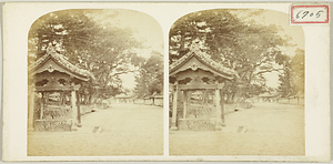 法隆寺中門遠望