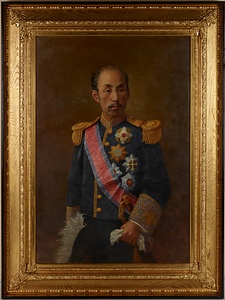三条実美像