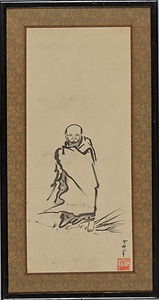 雪舟／芦葉達磨図