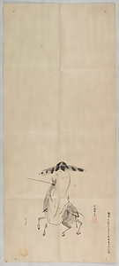 探幽／杜子美騎驢図