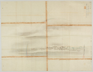 探幽／三保ノ虹昇龍富士ニ旭図